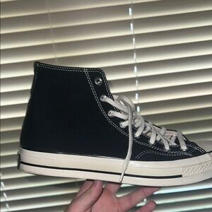 Converse Black and White High-Top Sneakers brand new